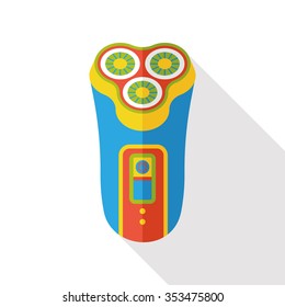 Shavers electric flat icon