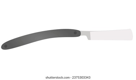 Shaving barber razor. vector illustration