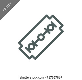 Shaving blade icon