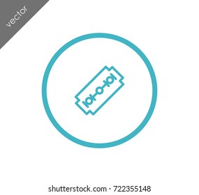 Shaving blade icon