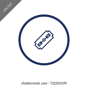 Shaving blade icon