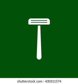 shaving blade icon. shaving blade vector illustration