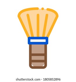 Vector de iconos del equipo de pincel de repuesto. Signo del equipo de pincel de contorno. Ilustración de símbolo de contorno aislado