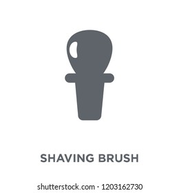 Shaving brush icon. Shaving brush design concept from  collection. Simple element vector illustration on white background.