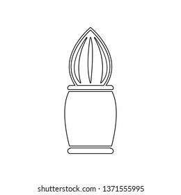 shaving brush icon. Element of Barber for mobile concept and web apps icon. Outline, thin line icon for website design and development, app development