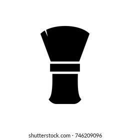 shaving brush icon illustration isolated vector sign symbol