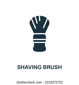 Shaving Brush icon. Monochrome simple Barber Shop icon for templates, web design and infographics