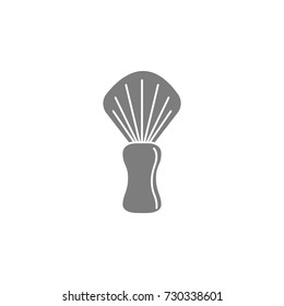 shaving Brush Icon on white background
