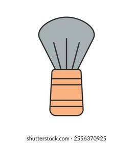 shaving brush icon perfect for beauty and salon related designs