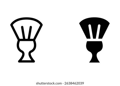 Shaving Brush icon. simple icon. Vector illustration.