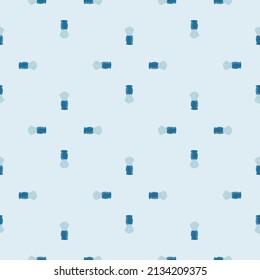 Patrón sin fisuras del cepillo. Barbería al estilo doodle. Textura dibujada a mano para tela, papel pintado, textil, papel impreso, papel envolvente. Ilustración vectorial.