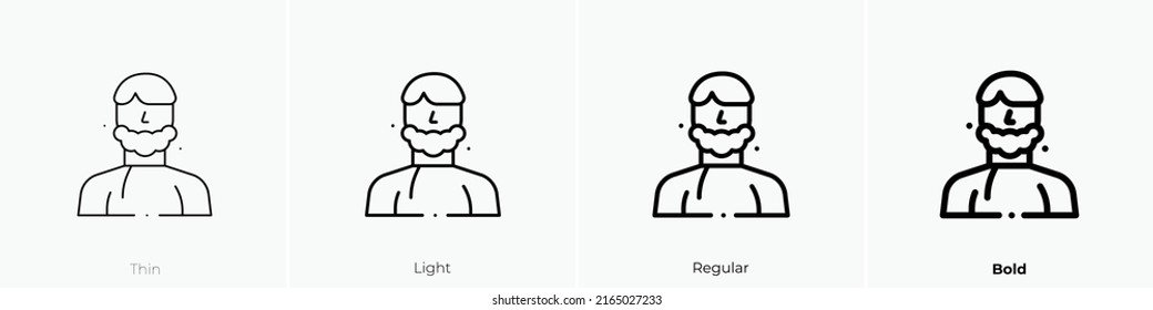 shaving cream icon. Linear style sign isolated on white background. Vector illustration.