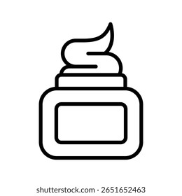 shaving cream icon vector design template simple and clean