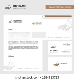 Shaving foam  Business Letterhead, Envelope and visiting Card Design vector template