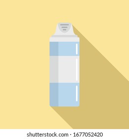 Shaving foam cream icon. Flat illustration of shaving foam cream vector icon for web design