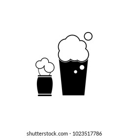 shaving foam icon. Element of barber shop for advertising signs, mobile concept and web apps. Icon for website design and development, app development. Premium icon on white background
