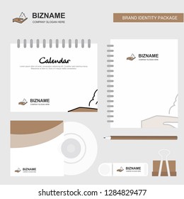 Shaving foam  Logo, Calendar Template, CD Cover, Diary and USB Brand Stationary Package Design Vector Template