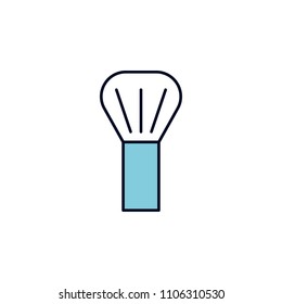 shaving foam outline icon. Element of colored spa icon for mobile concept and web apps. Thin line shaving foam outline icon can be used for web and mobile on white background