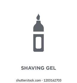 shaving gel icon. shaving gel design concept from Hygiene collection. Simple element vector illustration on white background.