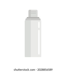 Shaving gel icon. Flat illustration of shaving gel vector icon isolated on white background