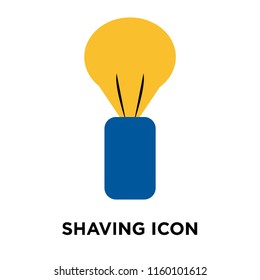 Shaving icon vector isolated on white background, Shaving transparent sign