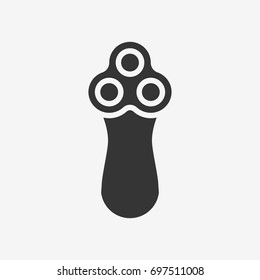 Shaving machine icons  set illustration isolated vector sign symbol