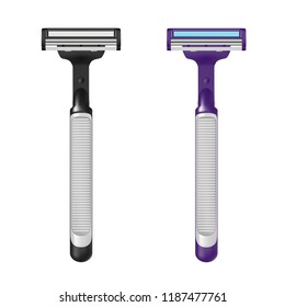A shaving machine in a vector on a white background.A shaving machine with replaceable blades.