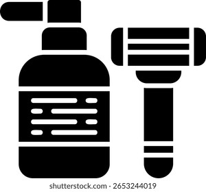 Rasieren neue kreative Icon Design Vektor