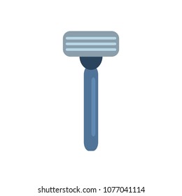 Shaving razor blade vector icon color