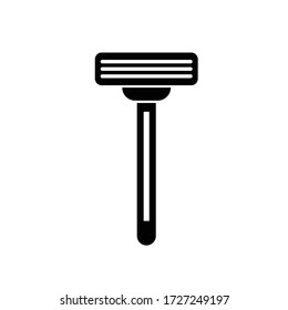 Shaving Razor Blade Vector Icon