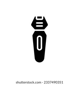Shaving Razor Filled Icon Vector Illustration