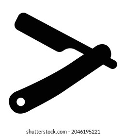 shaving razor Glyph Style vector icon which can easily modify or edit 