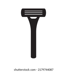 Shaving razor icon. Razor flat icon.