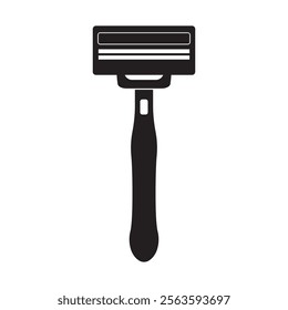 shaving razor icon logo vector illustration.
