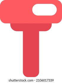 Shaving razor, illustration, vector on a white background.