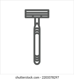 Shaving Razor simple line icon

