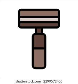 Shaving Razor Simple Line Icon Symbol