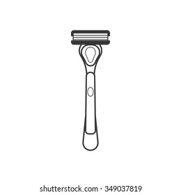 Shaving razor.Vector illustration