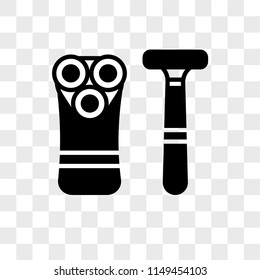 Shaving vector icon on transparent background, Shaving icon