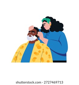 Ilustración vectorial de afeitar. Archivo EPS 10 