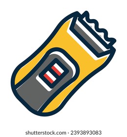 Shaving Vector Thick Line Filled Dark Colors Icons For Personal And Commercial Use.
