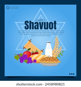 Shavuot is a Jewish holiday that commemorates the giving of the Torah at Mount Sinai and the harvest of the first fruits.