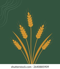 Shavuot and Shavuot Sameach Illustration Set: Celebrating the Giving of the Torah and Harvest