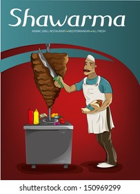 Shawarma Chef (Vector)