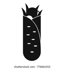 Shawarma icon. Simple illustration of shawarma vector icon for web