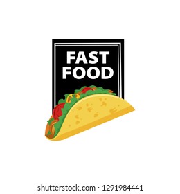 Shawarma Kebab fast food Vector. Detailed illustrations