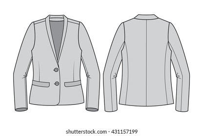 Shawl Collar Corporate Blazer