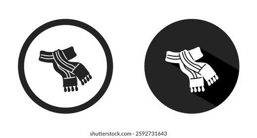 Shawl logo. Shawl icon vector design black color. Stock vector.