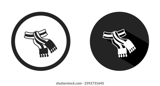 Shawl logo. Shawl icon vector design black color. Stock vector.