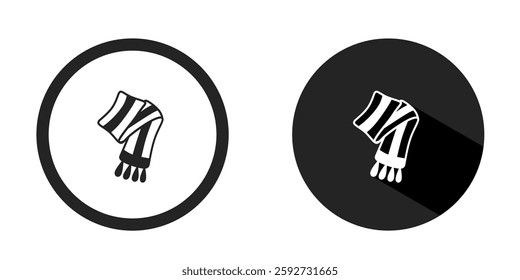 Shawl logo. Shawl icon vector design black color. Stock vector.